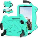 For Xiaomi Redmi Pad 4G SE 8.7 2024 Ice Baby EVA Shockproof Hard PC Tablet Case(Mint Green+Black)