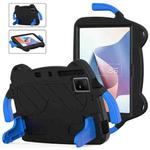 For TCL NxtPader 11 2023 Ice Baby EVA Shockproof Hard PC Tablet Case(Black+Blue)