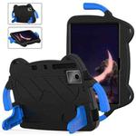 For Onn Tbspg 100110027 2023 Ice Baby EVA Shockproof Hard PC Tablet Case(Black+Blue)