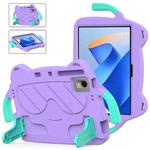 For Huawei MatePad 11 2023/2021 Ice Baby EVA Shockproof Hard PC Tablet Case(Light Purple+Mint Green)