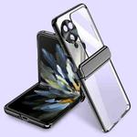 For OPPO Find N3 Flip Electroplated Case-film Integral Hinge Shockproof Phone Case(Black)