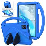 For Teclast M50 HD 10.1 / M50 Pro EVA Shockproof Tablet Case with Holder(Blue)
