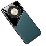 For Honor X9b All-inclusive Leather Organic Glass Phone Case(Green)