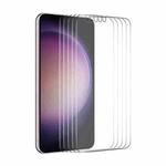 For Samsung Galaxy S24 5G 5pcs ENKAY 0.18mm High Aluminum-silicon Tempered Glass Film, Support Ultrasonic Fingerprint Unclock