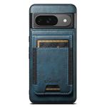 For Google Pixel 9 Suteni H17 Oil Eax Leather Detachable Wallet Phone Case(Blue)