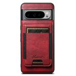 For Google Pixel 9 Pro XL Suteni H17 Oil Eax Leather Detachable Wallet Phone Case(Red)