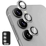 For Samsung Galaxy S24 5G ENKAY Hat-Prince 9H Rear Camera Lens Aluminium Alloy Tempered Glass Film(Grey)