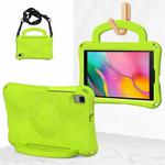 For Samsung Galaxy Tab A 8.0 T290/T295 Handle Football Shaped EVA Shockproof Tablet Case(Grass Green)