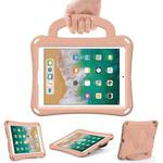 For iPad 9.7 2017/2018 / Air 2 / Air Handle Football Shaped EVA Shockproof Tablet Case(Light Pink)