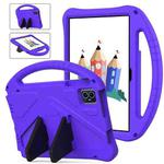 For T-Mobile Revvl Tab 2 2025 EVA Shockproof Tablet Case with Holder(Purple)