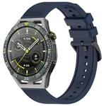 For Huawei Watch GT3 SE 22mm Textured Silicone Solid Color Watch Band(Midnight Blue)