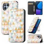 For Fairphone 5 CaseNeo Colorful Magnetic Leather Phone Case(Nordic Rhombus)