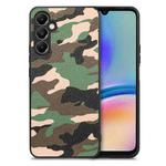 For Samsung Galaxy A05s Retro Camouflage Leather Back Phone Case(Green)