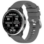 For Garmin D2 Air X10 43mm Cross Texture Silicone Watch Band(Dark Gray)