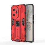 For Honor 100 Pro Supersonic Armor PC Hybrid TPU Phone Case(Red)