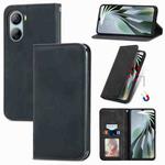 For ZTE Libero 5G IV Retro Skin Feel Magnetic Leather Phone Case(Black)