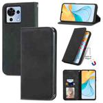 For ZTE Blade V50 Vita Retro Skin Feel Magnetic Leather Phone Case(Black)