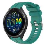 For Garmin Forerunner 965 22mm Solid Color Silicone Watch Band(Green)
