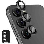 For Samsung Galaxy A55 ENKAY Hat-Prince 9H Rear Camera Lens Aluminium Alloy Tempered Glass Film(Black)