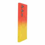 For Samsung Galaxy S25 Ultra 5G ENKAY Hat-Prince MagSafe Rainbow Gradient Silicone Phone Case with Lens Film(Orange Yellow)