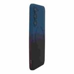 For Samsung Galaxy S25 5G ENKAY Hat-Prince MagSafe Rainbow Gradient Silicone Phone Case with Lens Film(Dark Blue)