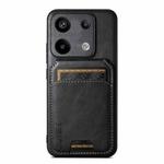 For Xiaomi 13 Pro Suteni H02 Leather Wallet Stand Back Phone Case(Black)