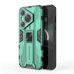 For  Huawei P70 Supersonic Armor PC Hybrid TPU Phone Case(Green)