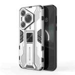 For  Huawei P70 Supersonic Armor PC Hybrid TPU Phone Case(Silver)