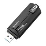 WD-AX3000 For Desktop PC WiFi Receiver USB 3.0 WiFi6 Driver Free Wireless Network Card(Black)