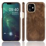 Shockproof Litchi Texture PC + PU Case For Apple iPhone 11(Brown)