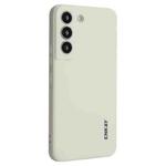 For Samsung Galaxy S25 5G ENKAY Liquid Silicone Soft Shockproof Phone Case(Beige)