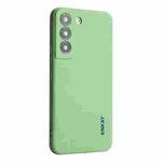 For Samsung Galaxy S25 5G ENKAY Liquid Silicone Soft Shockproof Phone Case(Light Green)