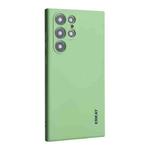 For Samsung Galaxy S25 Ultra 5G ENKAY Liquid Silicone Soft Shockproof Phone Case(Light Green)