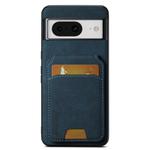 For Google Pixel 8 Suteni H02 Litchi Leather Card Wallet Stand Back Phone Case(Blue)