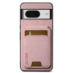 For Google Pixel 8 Suteni H02 Litchi Leather Card Wallet Stand Back Phone Case(Pink)