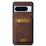 For Google Pixel 8 Pro Suteni H02 Litchi Leather Card Wallet Stand Back Phone Case(Brown)