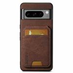 For Google Pixel 10 Pro XL Suteni H02 Litchi Leather Card Wallet Stand Back Phone Case(Brown)