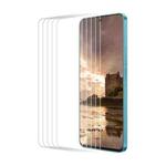 For Huawei Enjoy 70 5pcs ENKAY 9H Big Arc Edge High Aluminum-silicon Tempered Glass Film