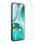 For Honor X8c 4G 2pcs ENKAY 9H Big Arc Edge High Aluminum-silicon Tempered Glass Film