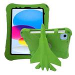 For iPad 10th Gen 10.9 2022 360 Rotation Aircraft Holder EVA Shockproof Tablet Case(Green)