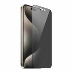 For iPhone 15 Pro ENKAY Hat-Prince 360 Degree Anti-peeping Privacy Full Screen Tempered Glass Film