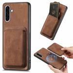 For Samsung Galaxy A26 5G Retro Leather Card Bag Magnetic Phone Case(Brown)