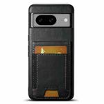 For Google Pixel 7 Suteni H03 Oil Wax Leather Wallet Stand Back Phone Case(Black)