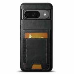 For Google Pixel 9 Suteni H03 Oil Wax Leather Wallet Stand Back Phone Case(Black)