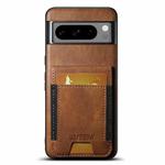 For Google Pixel 10 Pro XL Suteni H03 Oil Wax Leather Wallet Stand Back Phone Case(Brown)