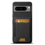 For Google Pixel 8 Pro Suteni H03 Litchi Leather Card Bag Stand Back Phone Case(Black)