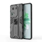 For OPPO Reno11 Pro Global Supersonic Armor PC Hybrid TPU Phone Case(Black)