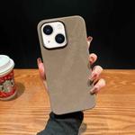 For iPhone 14 Vintage Denim Shockproof Magsafe Phone Case(Brown)