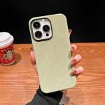 For iPhone 14 Pro Max Vintage Denim Shockproof Magsafe Phone Case(Green)