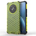 For Realme 12 Pro+ Shockproof Honeycomb Phone Case(Green)